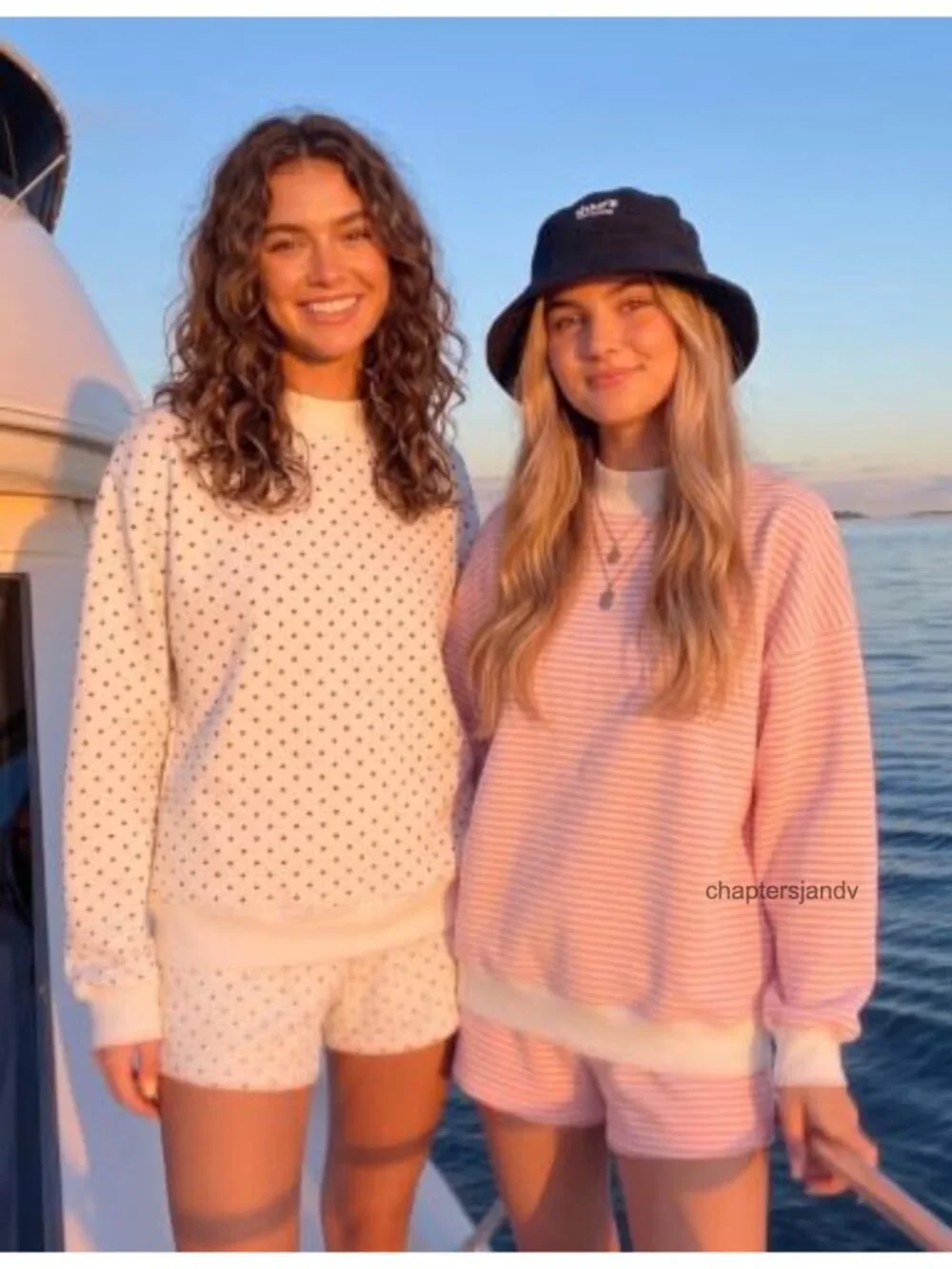 Oversized Mockneck Striped Sweatshirt Long Sleeve Pullover